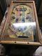 Ancienne Des Années 1930 Penny Wood / Glass Mechanical Tabletop Pinball Machine-flipperless