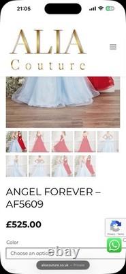 Angel pour toujours af5609 rose quinceneara/robe portée une fois dm avant d'acheter