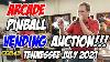 Arcade Pinball Vending Claw Machine Coin Op Juke Box Enchère Juillet 2021 Sevierville Tennessee