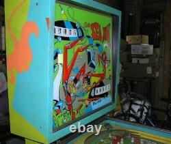 Art mural flipper Sea Ray 1971 en verre arrière illuminé par LED Décor d'arcade