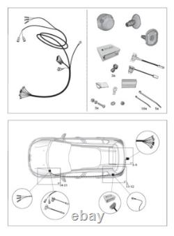 Attelage à adapter pour Peugeot Partner Van 2018 et après L1 / Électriques de boule d'attelage standard