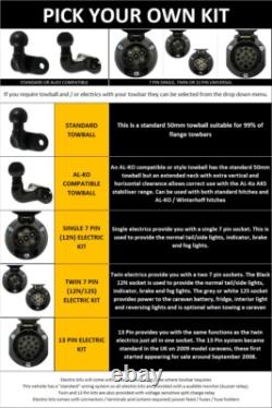 Attelage pour Nissan Navara NP300 D23 2016 et plus 4WD Pick Up Kit Électriques Boule d'attelage