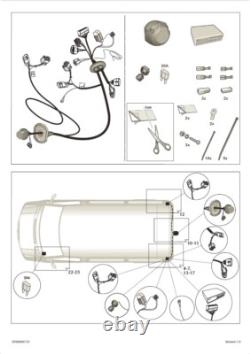 Attelage pour Vauxhall Vivaro X82 Fourgon mi-2014 à juillet 2019 Électriques de boule d'attelage