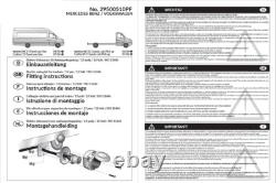 Attelage pour Volkswagen Crafter Van 2006-2017 sans kit de marche, avec électricité et boule d'attelage