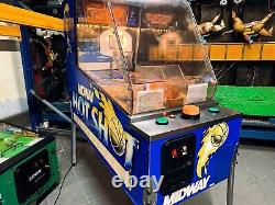 BASKETBALL 1994 Williams Midway Hot Shot Flipper Pinball RARE OLD USA GAME<br/> 
  
 <br/> 	
Le basket-ball 1994 Williams Midway Hot Shot Flipper Pinball Jeu rare ancien USA