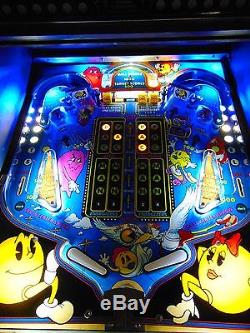 Baby Pacman Pinball Machine Led Nice Restore