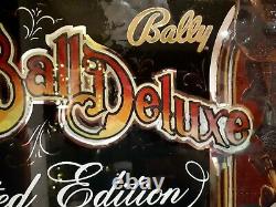 Balle De Bally 8 Deluxe (édition Limitée) 1982 Pinball Machine-fully Working