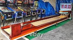 Bally 1966 Contact Bowler 21ft de long (640cm) Jeu américain très rare fonctionnant à 100%