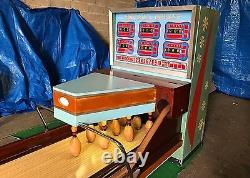 Bally 1966 Contact Bowler 21ft de long (640cm) Jeu américain très rare fonctionnant à 100%