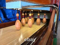 Bally 1966 Contact Bowler 21ft de long (640cm) Jeu américain très rare fonctionnant à 100%