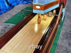 Bally 1966 Contact Bowler 21ft de long (640cm) Jeu américain très rare fonctionnant à 100%