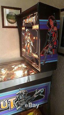 Bally 1985 Cybernaut Pinball Machine Rare Jeu