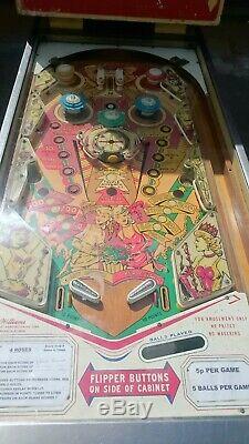 Bally 4 Joueur Roses Pinball