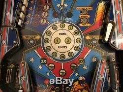 Bally Battre Les Années 1980 Pinball Horloge Machine Stunning Pin Salle De Jeu