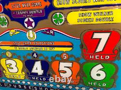 Bally Bingo Futurity Horse Race Flipper Machine Jeu Backglass