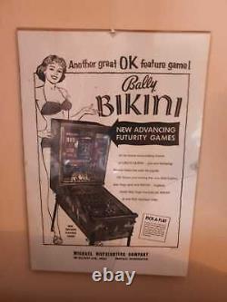 Bally Bingo Machine, This Is A 1961 Original Bally Bikini Machine Vintage Vgc