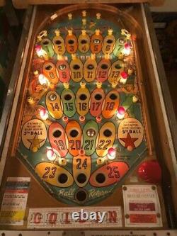 Bally Bingo Machine, This Is A 1962 Original Golden Gate Machine