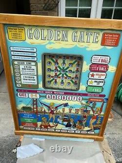 Bally Bingo Machine, This Is A 1962 Original Golden Gate Machine