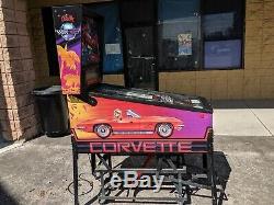 Bally Corvette Pinball Machine! Jeu Sympa Parfait Pour Voiture Ou Collectionneur