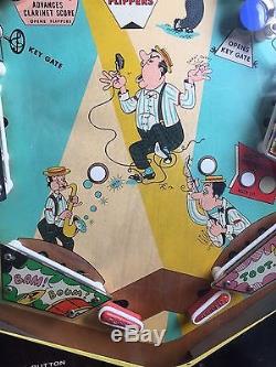 Bally Dixieland Pinball Machine Un Véritable 1968 Épinglette De Pièce De Monnaie Rare Et Vintage