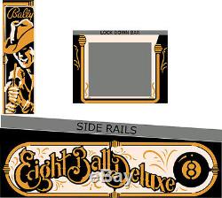 Bally Eight Ball Deluxe Pin's Machine Stencil Kit