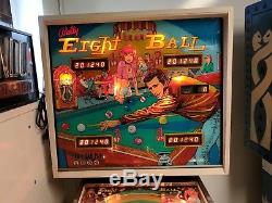 Bally Eight Ball Flipper Machine Happy Days Le Fonz Fonzie Restauré Eightball