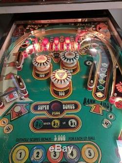 Bally Eight Ball Flipper Machine Happy Days Le Fonz Fonzie Restauré Eightball