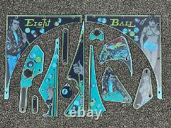 Bally Eight Pinball Machine Playfield Set En Plastique Nouveau Rare Silk Screened