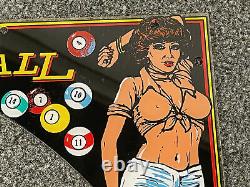 Bally Eight Pinball Machine Playfield Set En Plastique Nouveau Rare Silk Screened