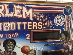 Bally Harlem Globetrotters On Tour Pinball Machine Dos Verre Original Des Années 1980
