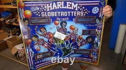 Bally Harlem Globetrotters Pinball Machine Backglass Mylar Reproduction-gorgeous
