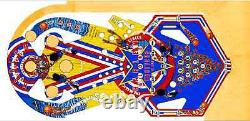 Bally Harlem Globetrotters Pinball Machine Playfield Overlay