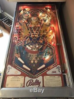 Bally Pin Ball Machine Harlem Globetritters