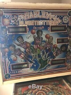 Bally Pin Ball Machine Harlem Globetritters