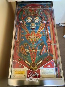 Bally Pinball Machine Six Million Dollar Man / Smdm (1138-e, 1978) Pièces Seulement