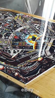 Bally Space Invaders Flipper Machine Playfield Overlay