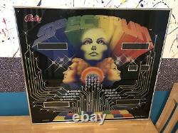 Bally Spectrum Pinball Machine Arrière Verre Original Des Années 1980