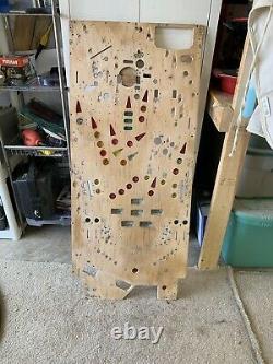 Bally The Shadow Pinball Machine Restaured Clear Coated Playfield