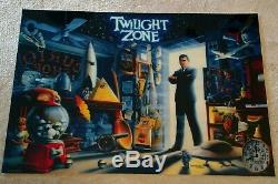 Bally Twilight Zone Machine De Flipper Translite