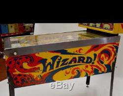 Bally Wizard! Flipper Machine 1975 Elecro- Mécanique L'assistant Pinball Who
