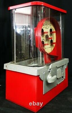 Baseball Pinball One Cent Gumball Machine Circa Années 1950