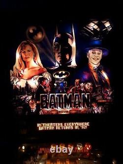 Batman 1991 Pinball Machine- Entièrement De Travail