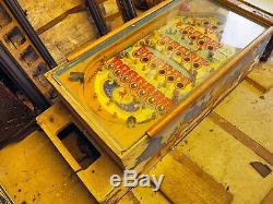 Bingo Pinball Machine Vintage Bally 1960 Cirque Reine