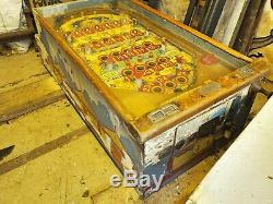 Bingo Pinball Machine Vintage Bally 1960 Cirque Reine