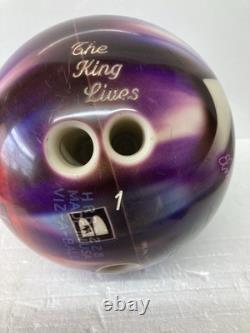 Boule de Bowling Extrêmement Rare Viz A Ball Elvis Presley Le Roi du Rock and Roll