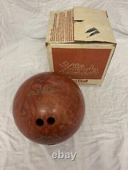 Boule de bowling Vintage AMF The Angle LD (Limited Distance) 6.79kg Fabriqué aux États-Unis RARE