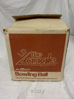 Boule de bowling Vintage AMF The Angle LD (Limited Distance) 6.79kg Fabriqué aux États-Unis RARE