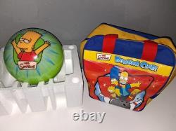 Boule de bowling et sac Bart Simpson, édition limitée. Objet de collection.