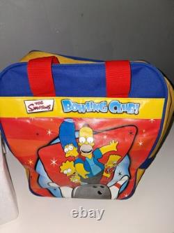 Boule de bowling et sac Bart Simpson, édition limitée. Objet de collection.