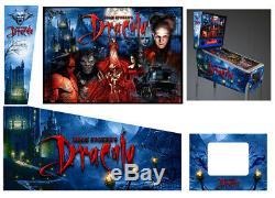 Bram Stokers Dracula Pinball Alternate Ensemble De Décalcomanies Pour Cabinet